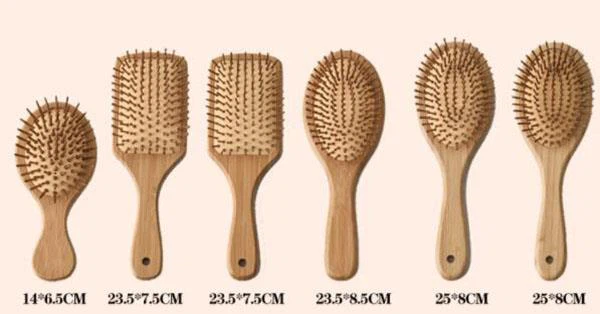 Premium Wooden Bamboo Hair Brush