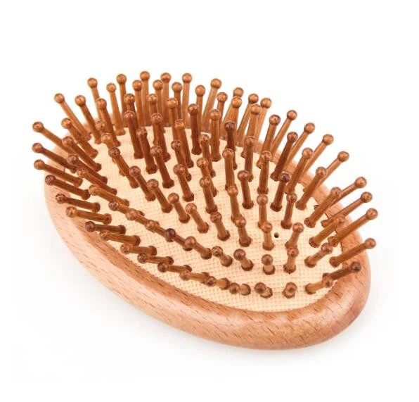 Bamboo Anti-Static Air Cushion Mini HairBrush